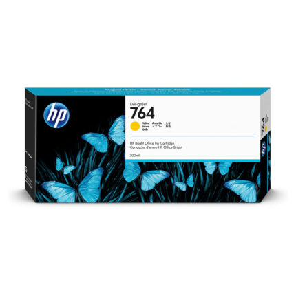 HP 764 300-ml DesignJet Ink Cartridge - Yellow