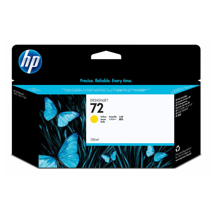 HP 72 130ml Yellow Ink Cartridge