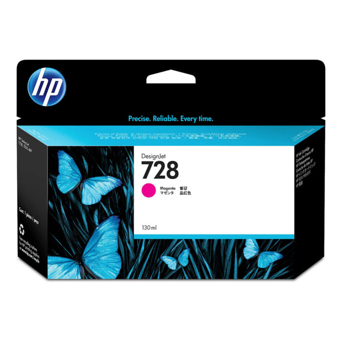 HP 728 130-ml Magenta DesignJet Ink Cartridge