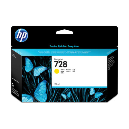 HP 728 130-ml Yellow DesignJet Ink Cartridge