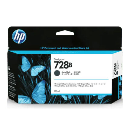 HP 728B 130ml Matte Black DesignJet Ink Cartridge
